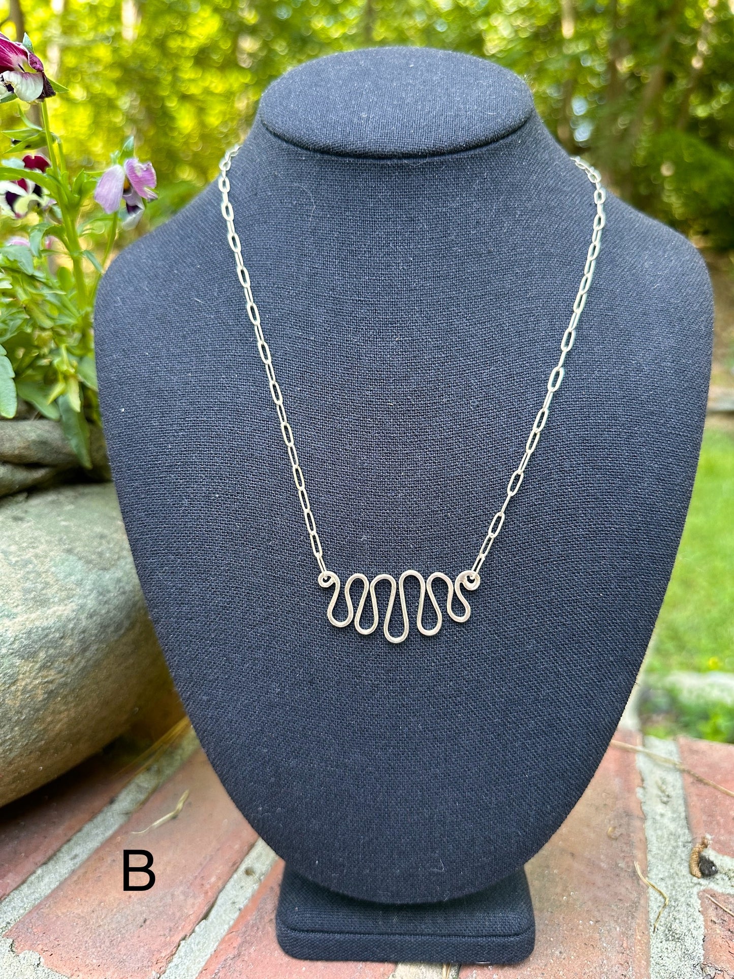 Meander Necklace in Sterling