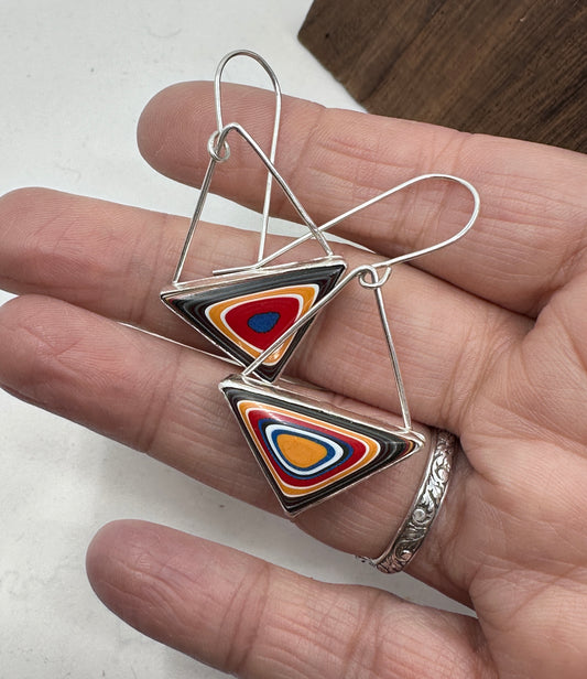 Fordite Earrings