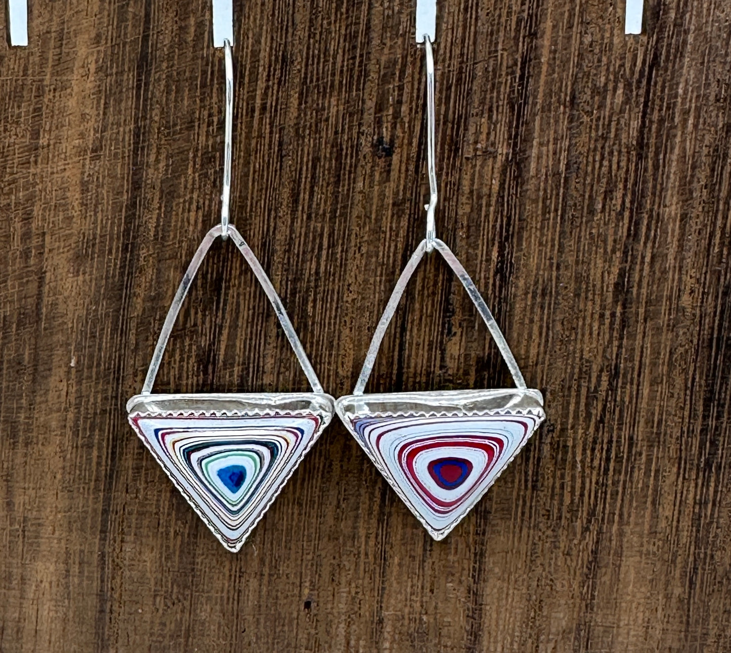 Fordite earrings