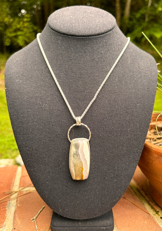 Mossy Agate Pendant