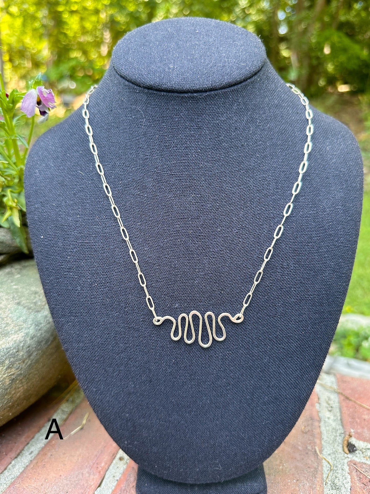 Meander Necklace in Sterling